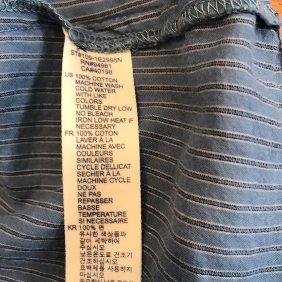 Cotton Tunic Baby blue - Picture 6 of 6